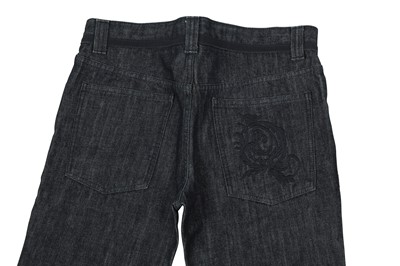 Lot 75 - Alexander McQueen Indigo Blue Straight Leg Jean - Size 44