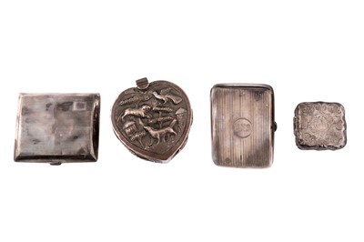 Lot 912 - A MIXED GROUP INCLUDING A MID-19TH CENTURY DUTCH PEPPERMINT BOX, SCHOONHOVEN 1858 BY JOHANNES PETRUS SPEMA WEILAND (ACTIVE 1837-1883)