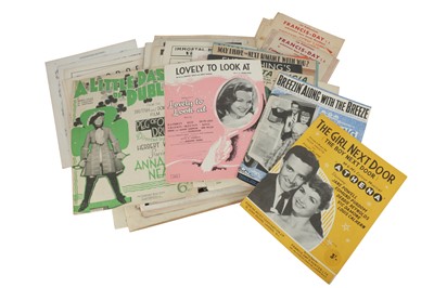 Lot 963 - A COLLECTION OF SOUVENIR MUSIC SCORES