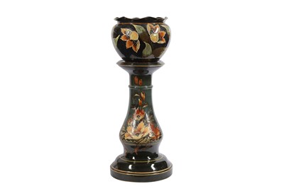 Lot 37 - AN EDWARDIAN JARDINIERE AND STAND, LATE 19TH/EARLY 20TH CENTURY