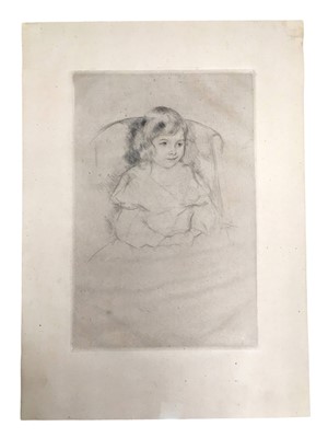 Lot 744 - Cassatt: Sara Smiling