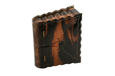 Lot 348 - A COROMANDEL WOOD BIBLE HOLDER