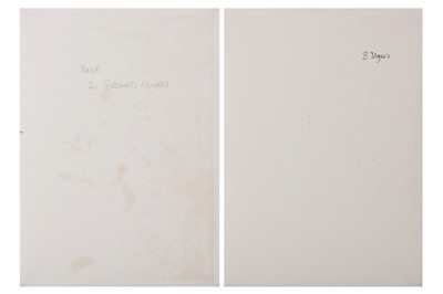 Lot 715 - BERNARD MYERS (1925-2007)