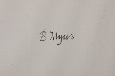 Lot 715 - BERNARD MYERS (1925-2007)