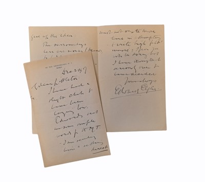 Lot 990 - Elgar (Edward)