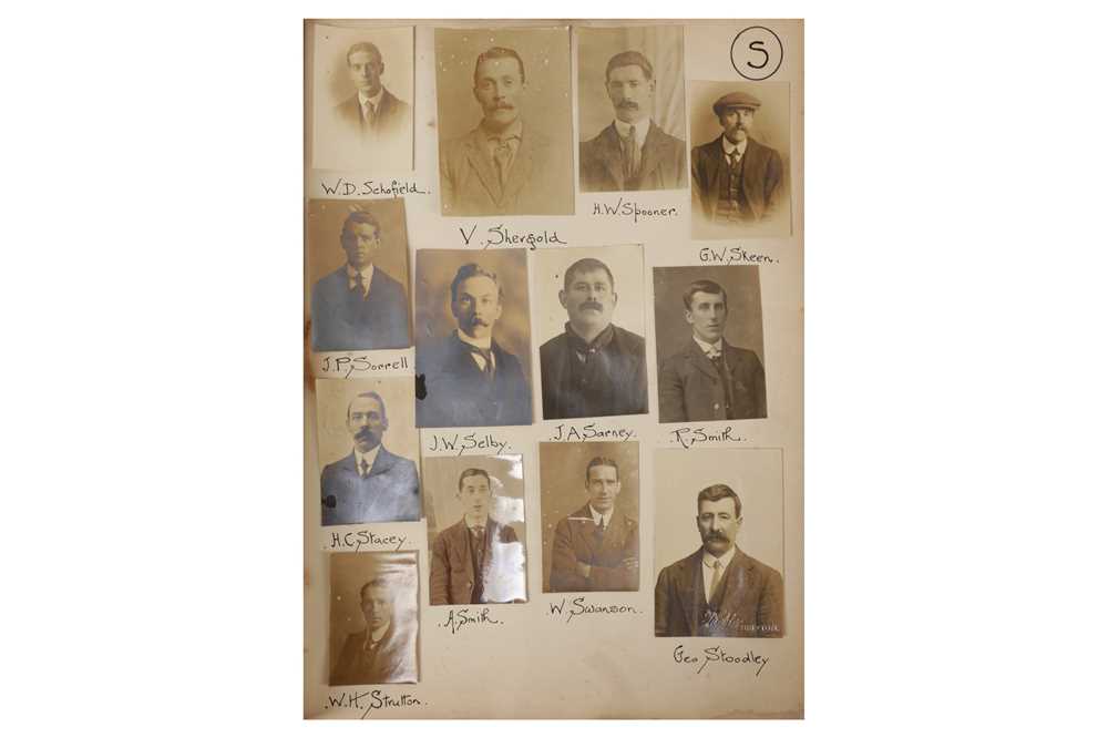 Lot 109 - Various Photographers Album - A London Police Mugshot Archive, 1895-1916