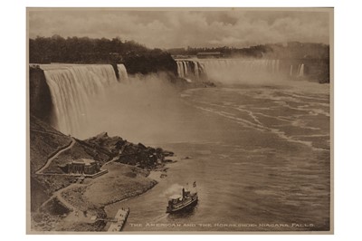 Lot 98 - Postcards album, USA and Canada views, c.1890s