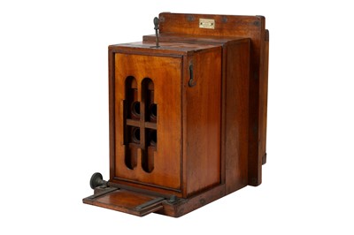 Lot 49 - An Important Mahogany & Brass Carte Des Visite Studio Camera