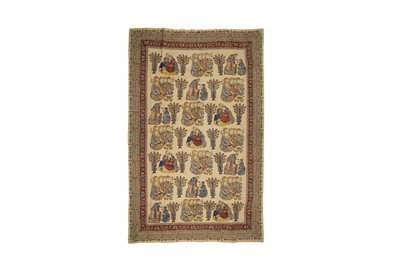 Lot 161 - A KALAMKARI COTTON HANGING