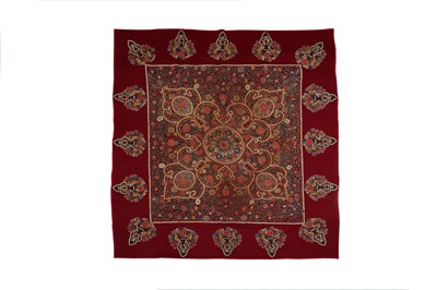 Lot 108 - A RESCHT (RASHT) KURSI COVER