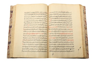 Lot 259 - A MAFATIH AL-I’JAZ FI SHARH-I GULSHAN-I RAAZ: KEYS OF WONDER IN THE SECRET GARDEN
