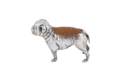 Lot 96 - An Edwardian sterling silver novelty pin cushion, Birmingham 1901 by Adie & Lovekin Ltd