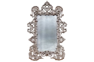 Lot 98 - A MID 18TH CENTURY ENGLISH CARVED ROCOCO FRAME FORMERLY IN THE ROYAL COLLECTION, BUCKINGHAM PALACE