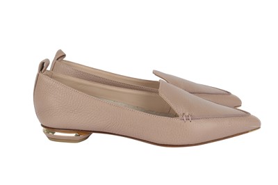 Lot 23 - Nicholas Kirkwood Dusky Pink Beya Loafer - Size 38