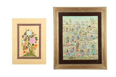 Lot 145 - A MODERN GOL-O-BOLBOL COMPOSITION AND A ENTERTAINMENT GARDEN SCENE