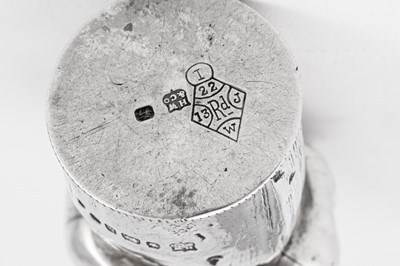 Lot 98 - A Victorian sterling silver novelty pepper pot, London 1879 by Henry Wilkinson and Co