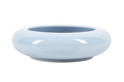 Lot 649 - A CHINESE CLAIRE-DE-LUNE GLAZED WASHER.