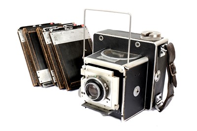 Lot 110 - A Rare Dawe Instruments Ltd. Nelrod Liteflash 5x4 Press Camera