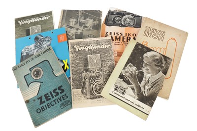 Lot 376 - A Collection of Vintage Zeiss Ikon Brochures