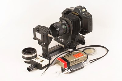 Lot 248 - Canon T90 Macro Outfit.