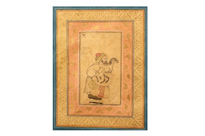 Lot 327 - A ROBUST NOBLEMAN HOLDING A SACRIFICIAL LAMB
