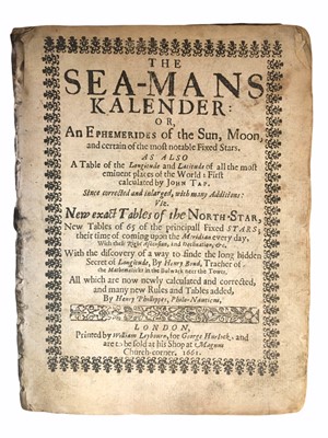 Lot 731 - Tap (John): The Sea-Mans Kalender