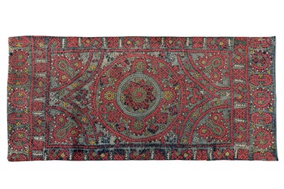 Lot 491 - AN ARMENIAN EMBROIDERED LENGTH