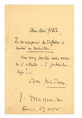 Lot 1013 - Massenet (Jules)