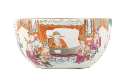 Lot 83 - A CHINESE FAMILLE ROSE BOWL.