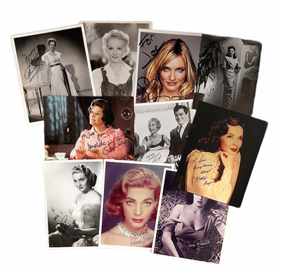 Lot 864 - Photograph Collection.- Actresses