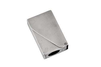 Lot 80 - A George V sterling silver matchbox case holder, London 1915 by Sampson Mordan and Co