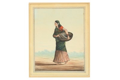 Lot 371 - A GUJARATI VILLAGE WOMAN