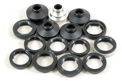 Lot 334 - Small Selection of C-Mount & T-Mount Lens Adapters.