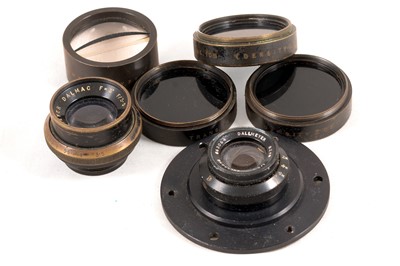 Lot 197 - A Dallmeyer 3" f3.5 Dalmac & other Lenses.
