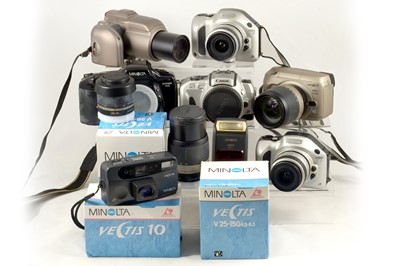 Lot 317 - A Good Vectis APS Outfit & Other Cameras