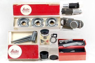 Lot 338 - Group of Leica Hoods & Other Accessories.