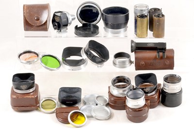 Lot 339 - Collection of Leica & Rolleiflex Accessories.