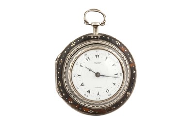 Lot 700 - AN ENGLISH OPEN FACE PAIR-CASED POCKET WATCH MADE BY GEORGE PRIOR FOR THE TURKISH MARKET