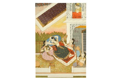 Lot 372 - A LADY BEING SHOWN A BEAU'S PORTRAIT