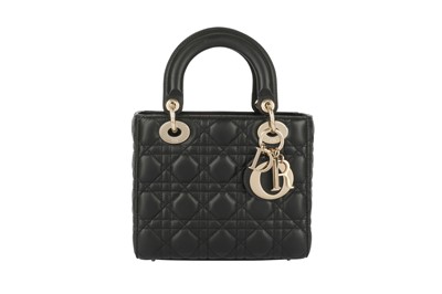 Lot 312 - Christian Dior Black Small My Lady Dior Bag