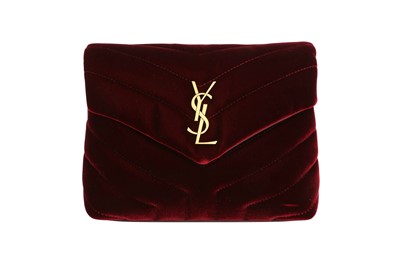 Lot 61 - Saint Laurent Burgundy LouLou Toy Crossbody Bag