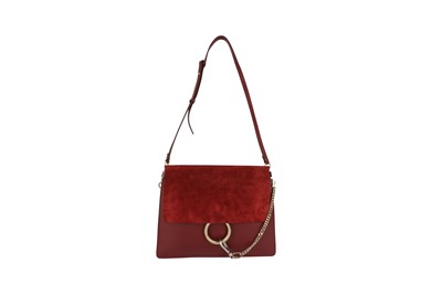 Lot 45 - Chloé Burgundy Faye Small Bag