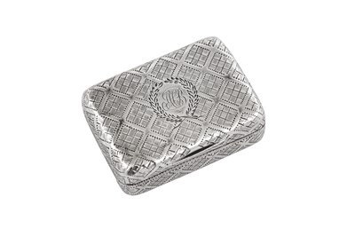 Lot 20 - A George III sterling silver vinaigrette, London 1790 by William Rudkins (reg. March 1789)