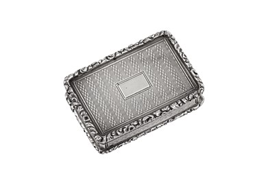 Lot 26 - A William IV sterling silver vinaigrette, London 1835 by Joseph Perkins II (reg. March 1834)