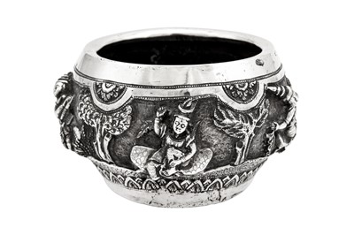 Lot 161 - An early 20th century Anglo – Indian unmarked silver bowl, Lucknow circa 1910