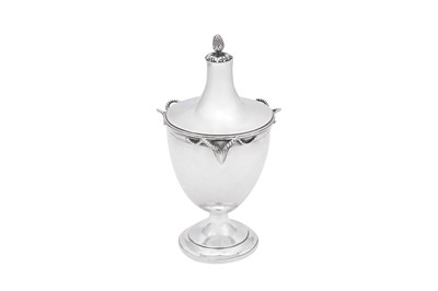 Lot 282 - An early 19th century Dutch Colonial silver chestnut or sugar vase, West Indian circa 1820 by SC?