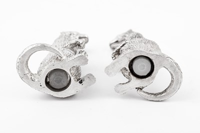 Lot 97 - A pair of Elizabeth II sterling silver novelty cruets, London 1991 by Richard Comyns