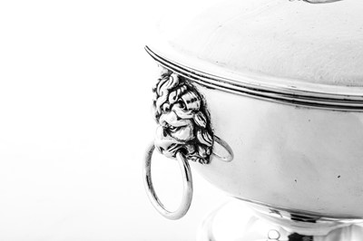 Lot 138 - An early 19th century Indian Colonial silver tureen, Madras, circa 1815 by Robert Gordon II (active 1802-1818)
