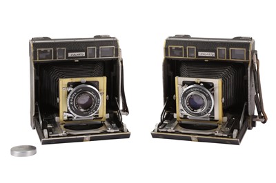 Lot 114 - A Pair of Kalart II Press Cameras
