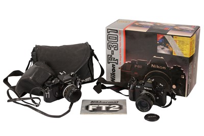 Lot 162 - A Pair Nikon SLR Outfits